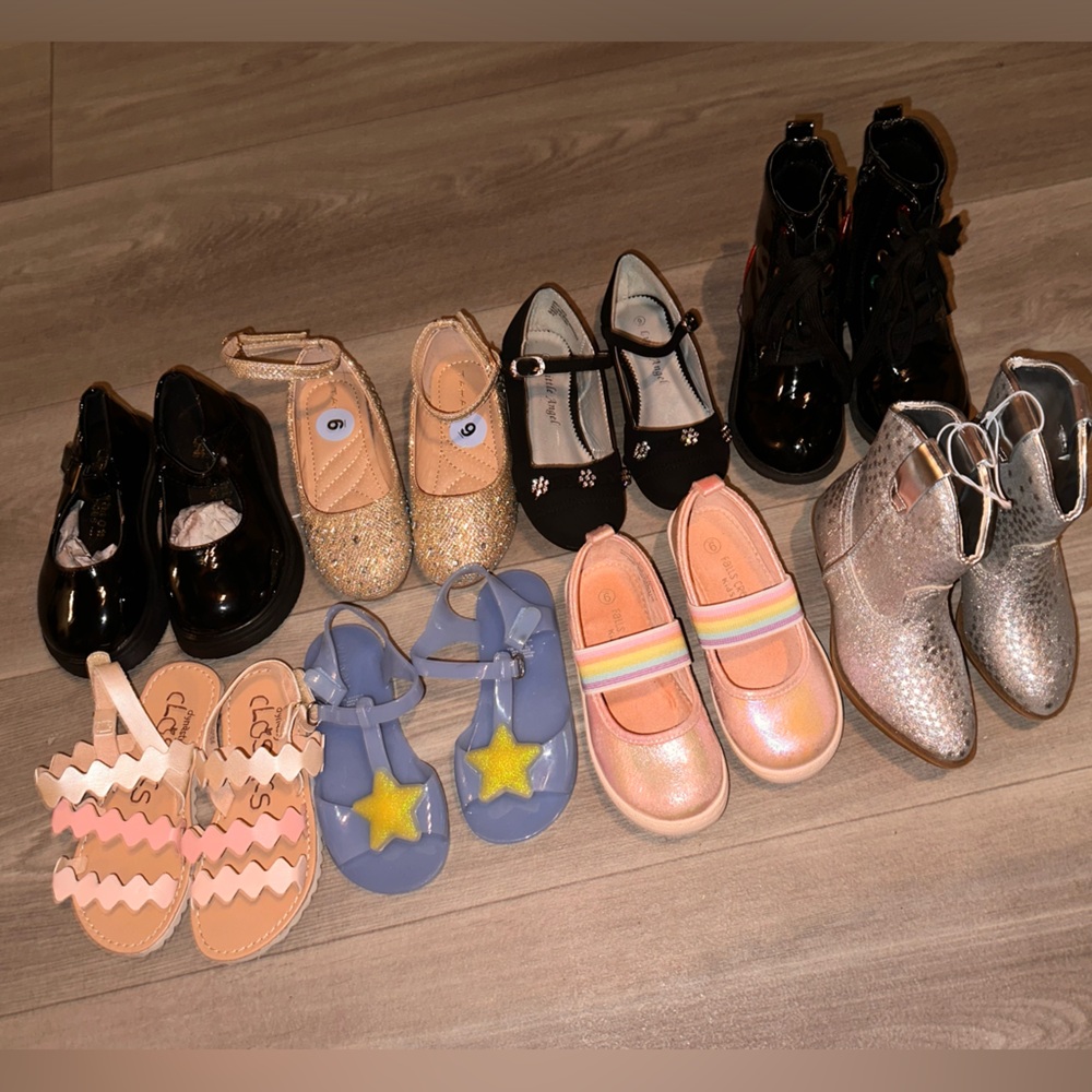 Toddler girl shoe / boot bundle